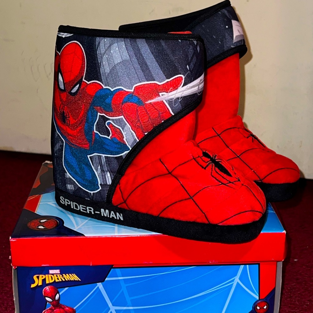 Cozy Spider-Man Slippers for Toddler